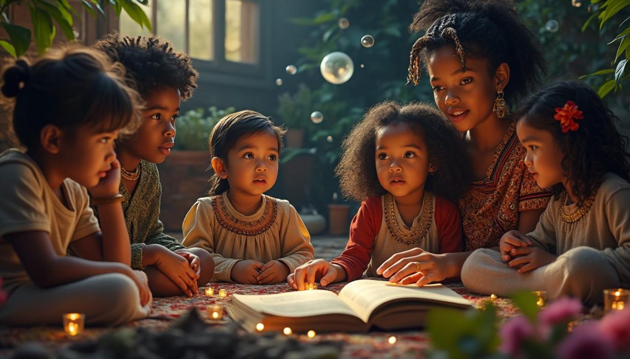 découvrez comment les contes et légendes du monde influencent positivement le développement des enfants métisses, en enrichissant leur identité culturelle et leur imagination.